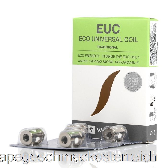 Vaporesso EUC-Ersatzspulen 0,2 Ohm Traditioneller EUC-Clapton-Vape-Geschmack